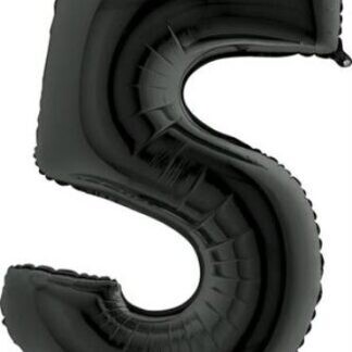 40&quot; Black foil number 5