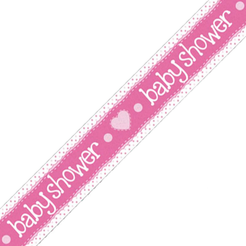 Baby Shower Banner Pink