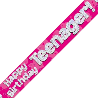 Happy Birthday Teenager Banner