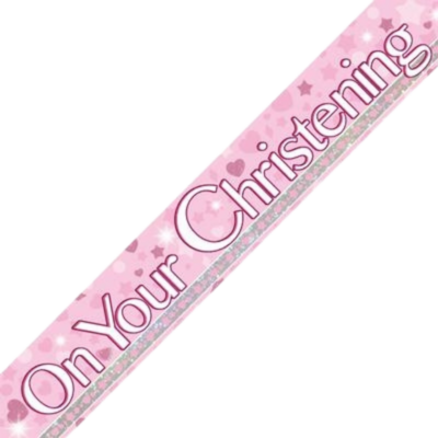 On Your Christening Banner