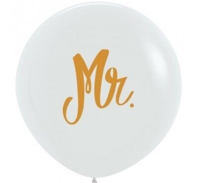 Mr - white and gold