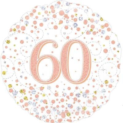 Happy 60th Birthday Champagne Fizz