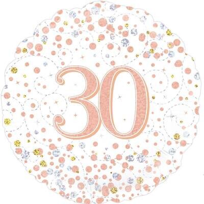 Happy 30th Birthday Champagne Fizz