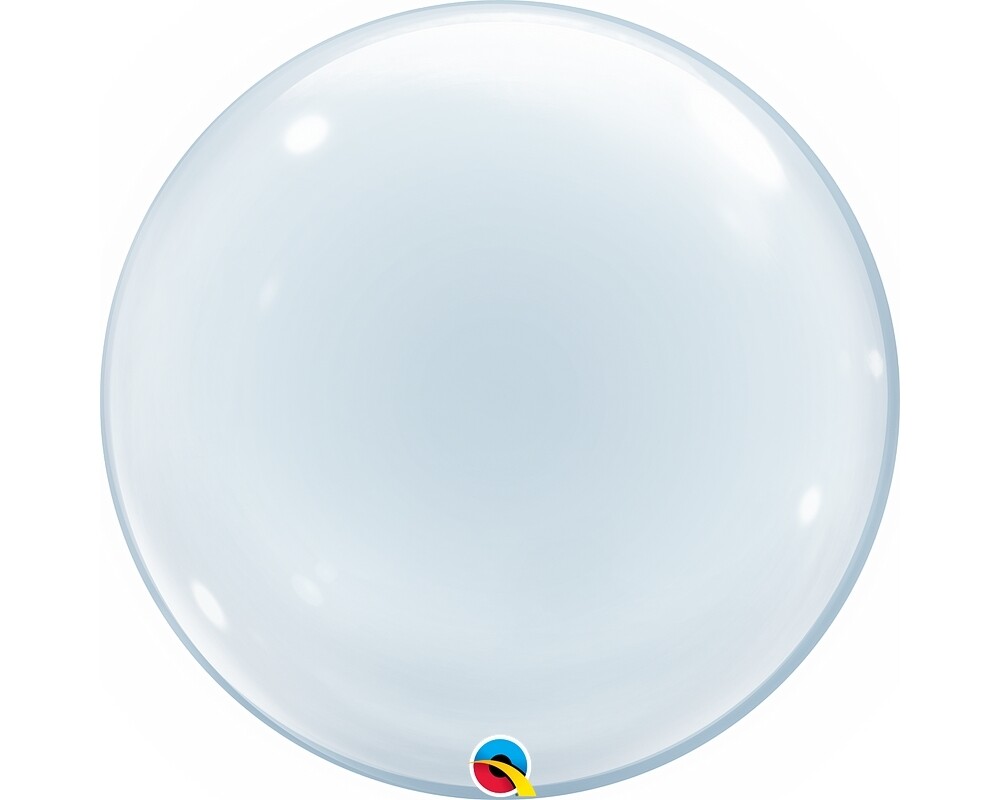 Clear - Personalised 24&quot; bubble balloon