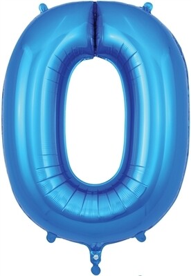 34&quot; Blue Numbers