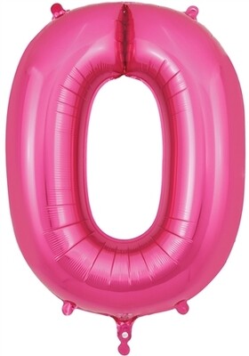 34&quot; Pink Numbers