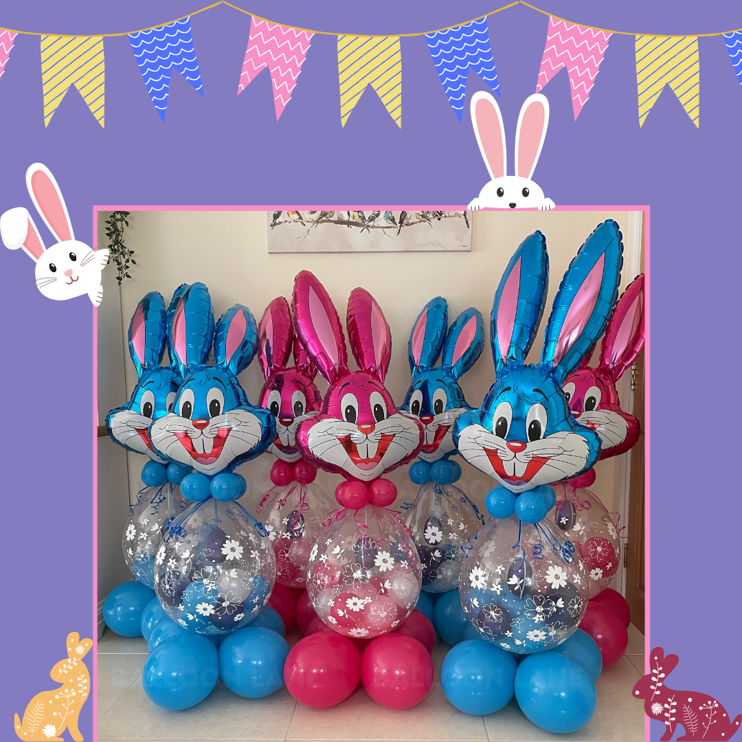 Blue Easter Bunny
