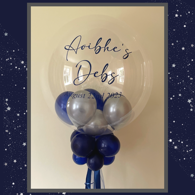 Personalised bubble balloon - Option 6