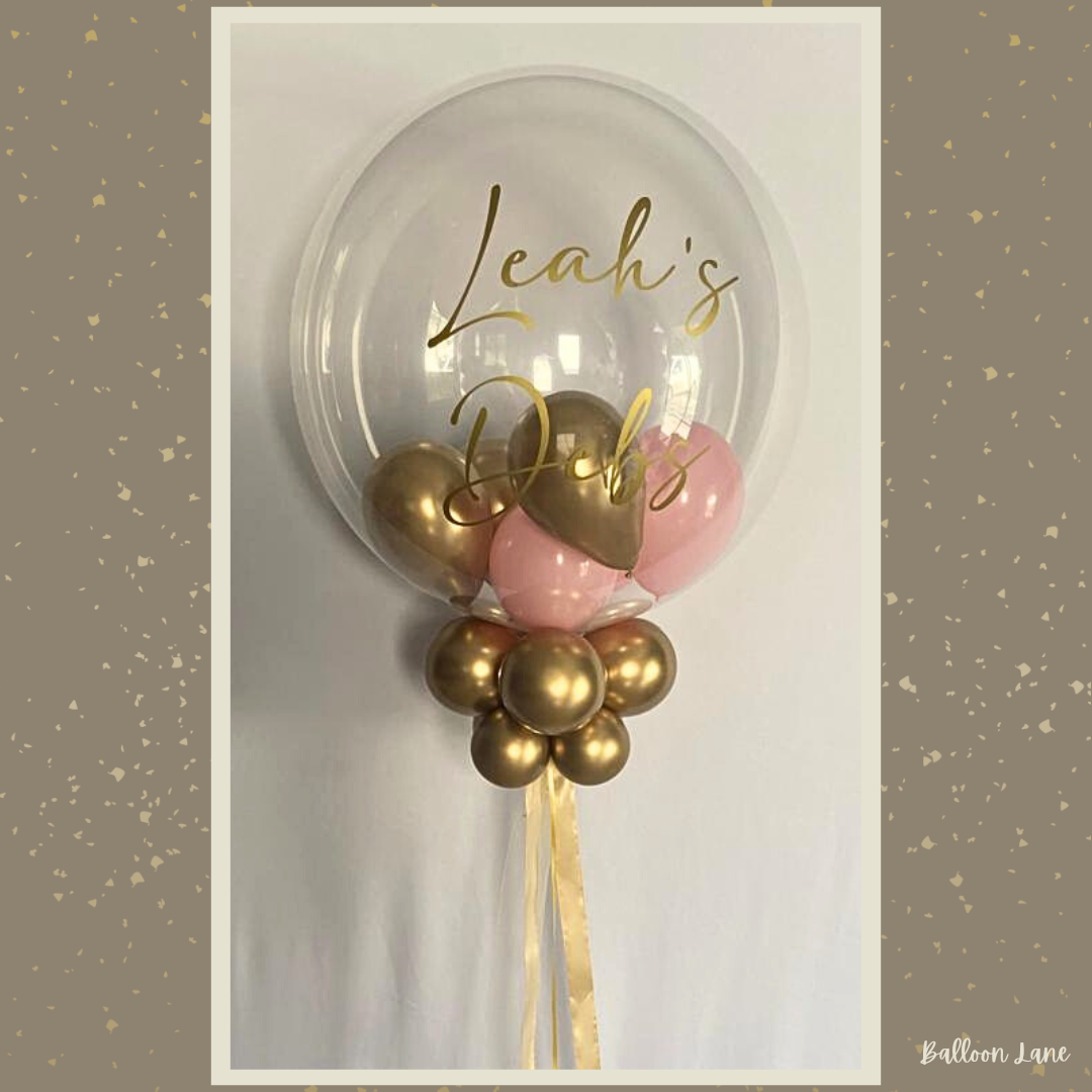 Personalised bubble balloon - Option 10