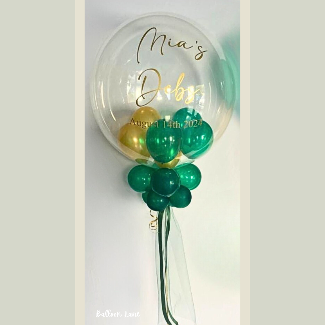 Personalised bubble balloon - Option 14