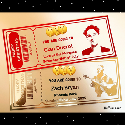 Concert/Theatre - personalised ticket