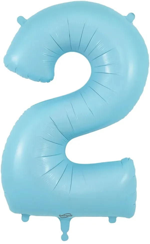 34&quot; Light Blue foil number 2