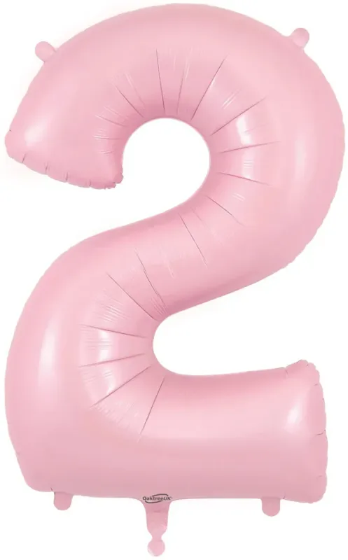 34&quot; Light Pink foil number 2