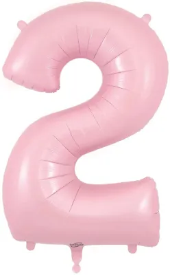 34&quot; Light Pink foil number 2
