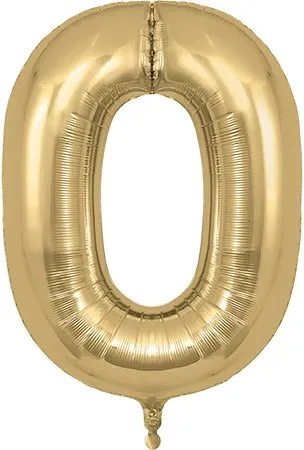 34&quot; Gold Silk foil number 0