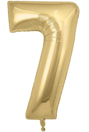 34&quot; Gold Silk foil number 7