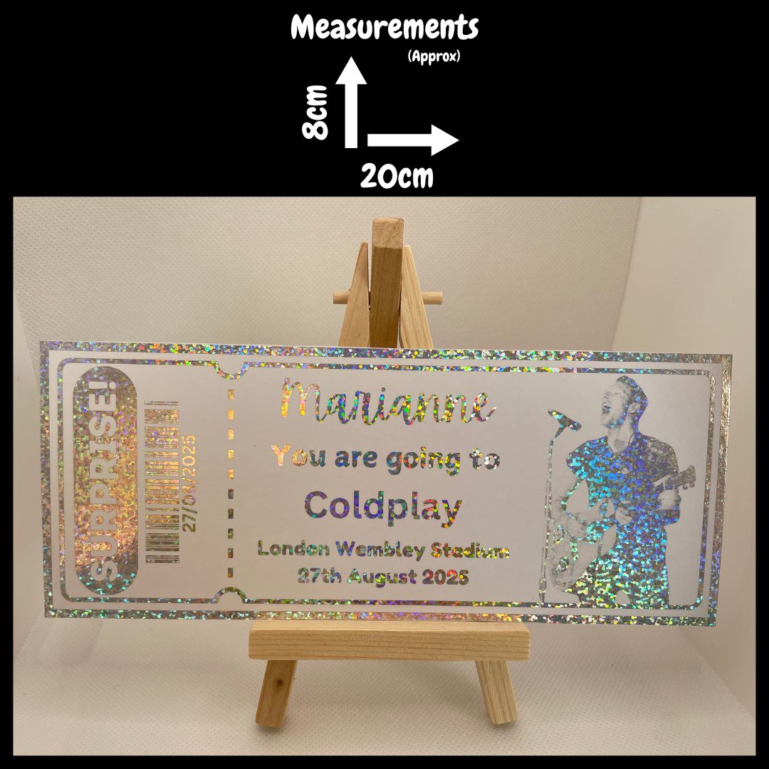 Concert/Theatre - personalised ticket