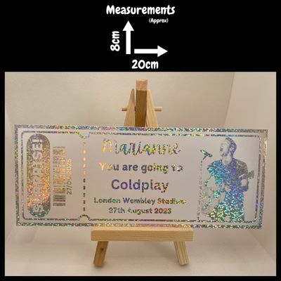 Concert/Theatre - personalised ticket