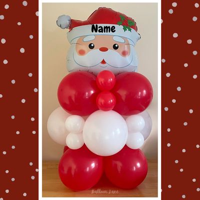 Personalised Santa Balloon stack