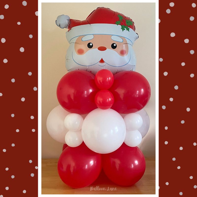 Santa Balloon stack (without personalisation)