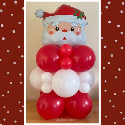 Santa Balloon stack (without personalisation)