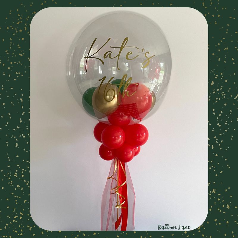 Personalised bubble balloon - Option 22
