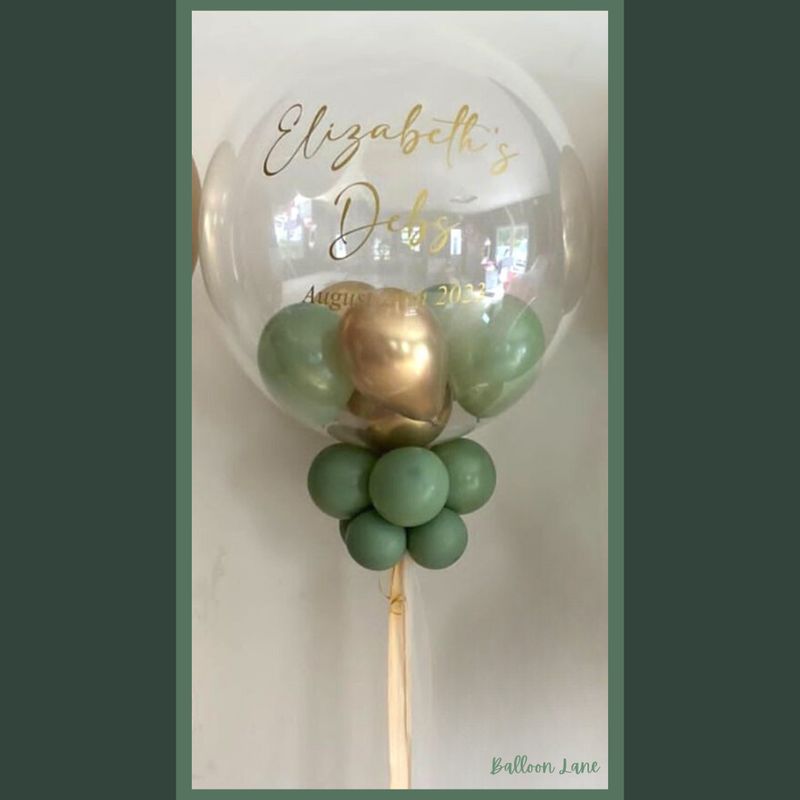Personalised bubble balloon - Option 19