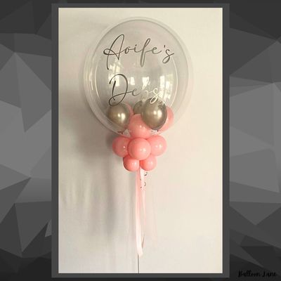 Personalised bubble balloon - Option 9