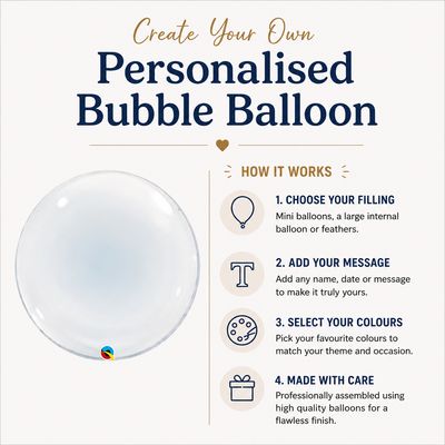 Personalised Bubble Balloon - Customise it