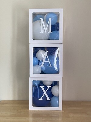 Personalised Balloon Boxes