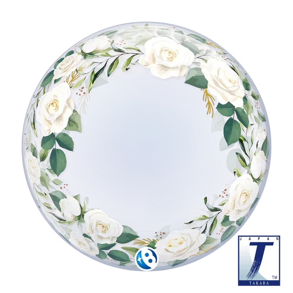 Floral - Personalised 24" bubble balloon