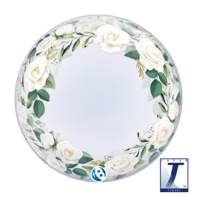 Floral - Personalised 24" bubble balloon