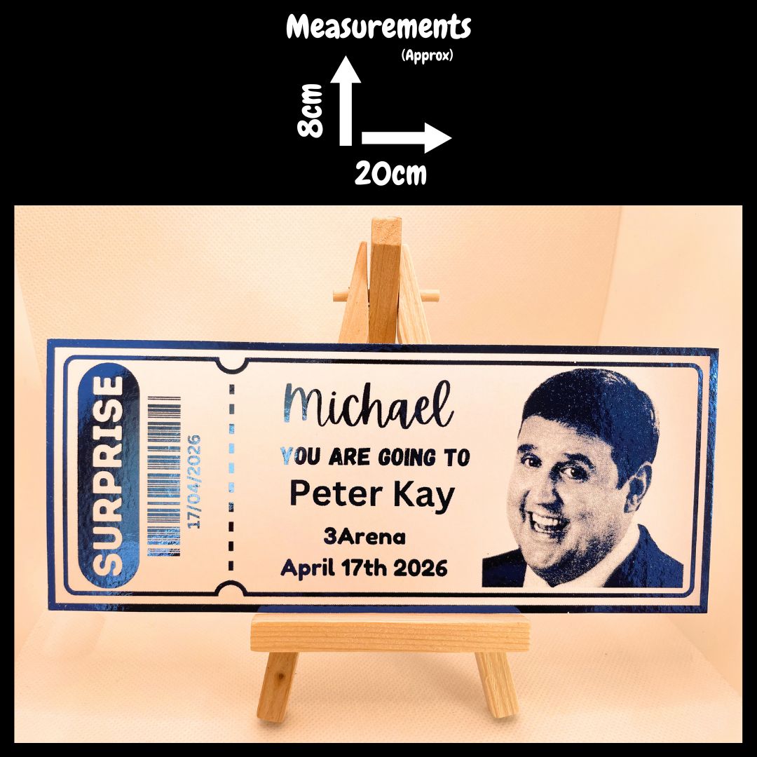 Personalised Foil Ticket - Theatre