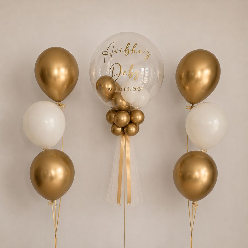 Personalised Bubble Balloon Set - Option 1