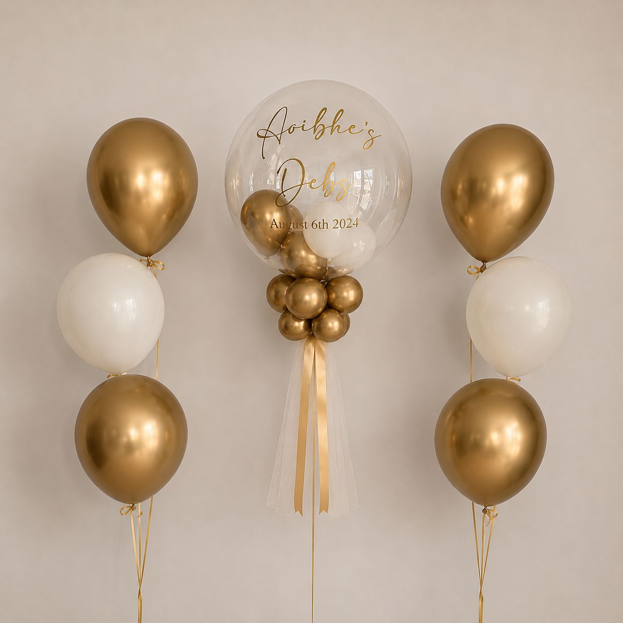 Personalised Bubble Balloon Set - Option 1