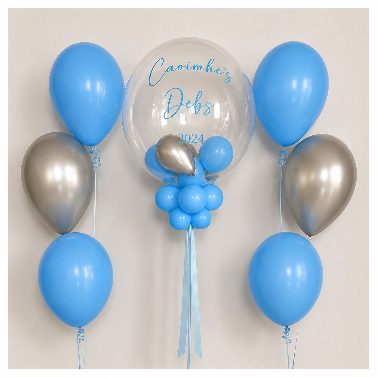 Personalised Bubble Balloon Set - Option 7