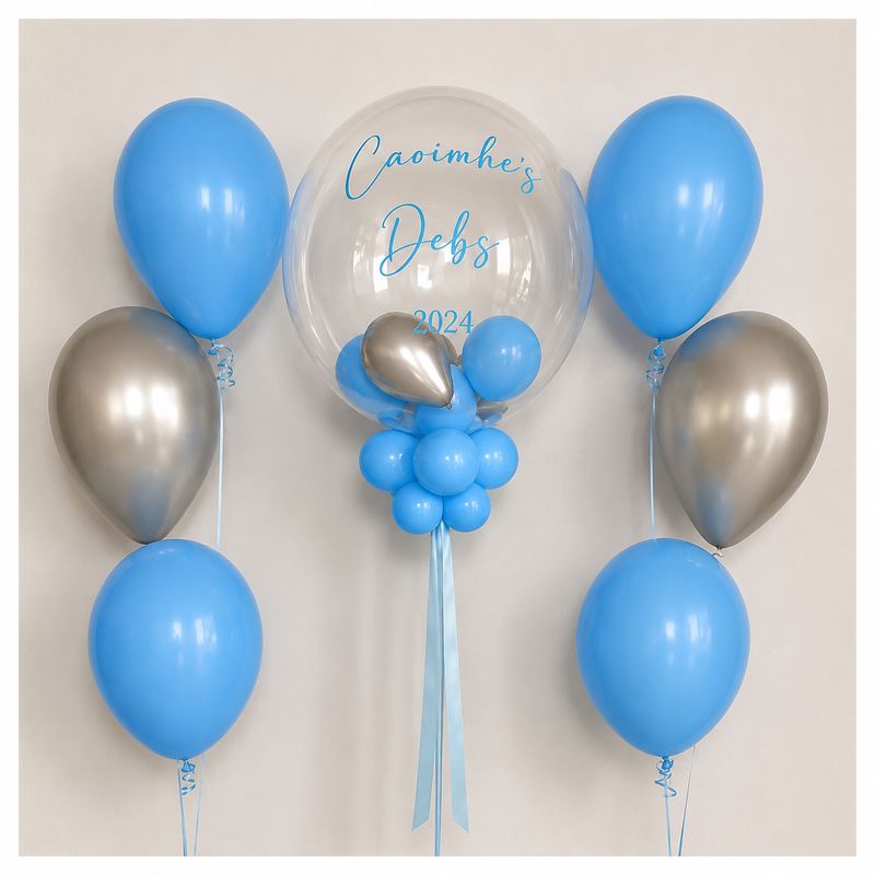 Personalised Bubble Balloon Set - Option 7