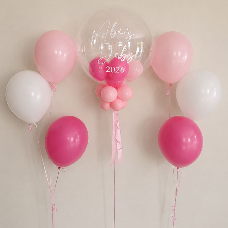 Personalised Bubble Balloon Set - Option 11