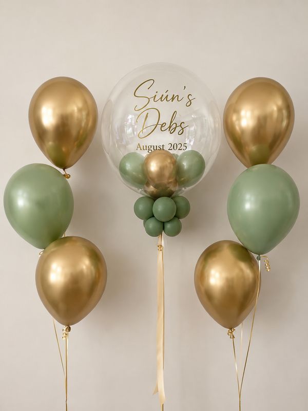 Personalised Bubble Balloon Set - Option 16