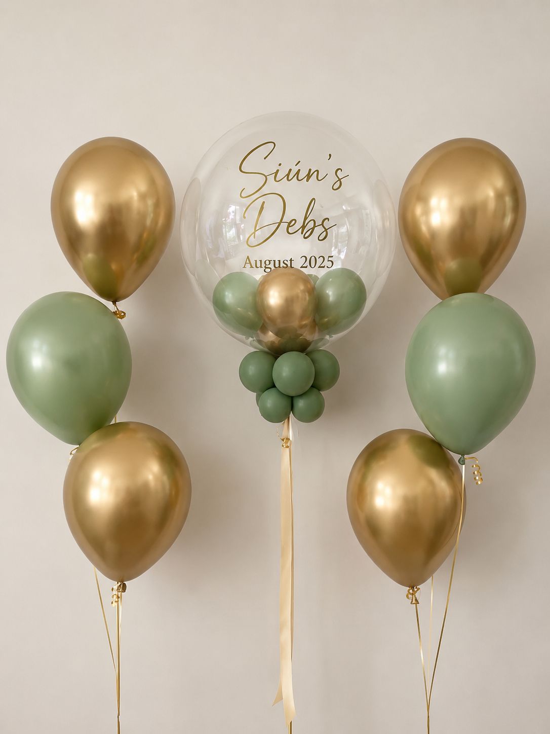 Personalised Bubble Balloon Set - Option 16