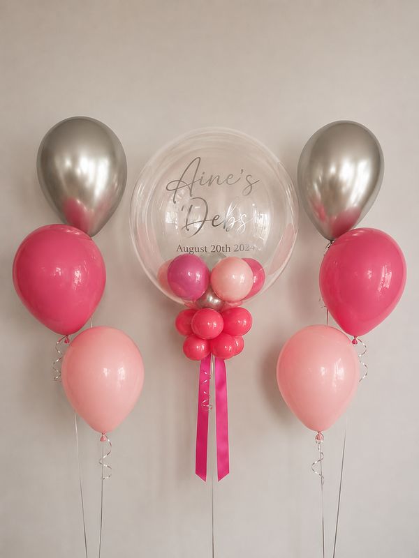 Personalised Bubble Balloon Set - Option 12