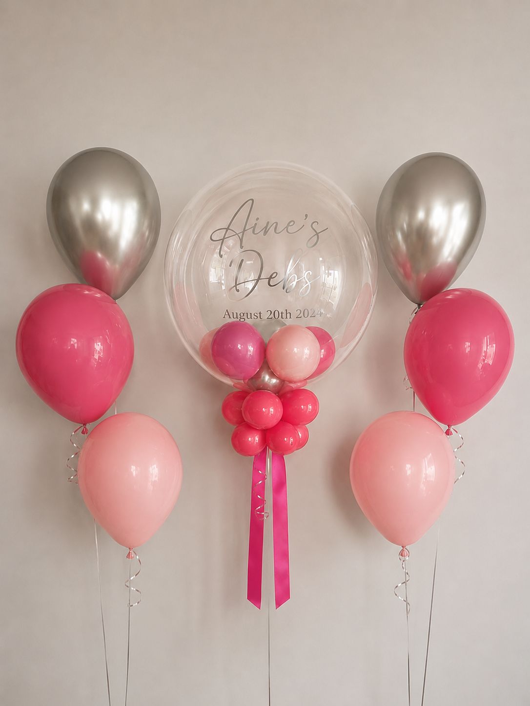 Personalised Bubble Balloon Set - Option 12