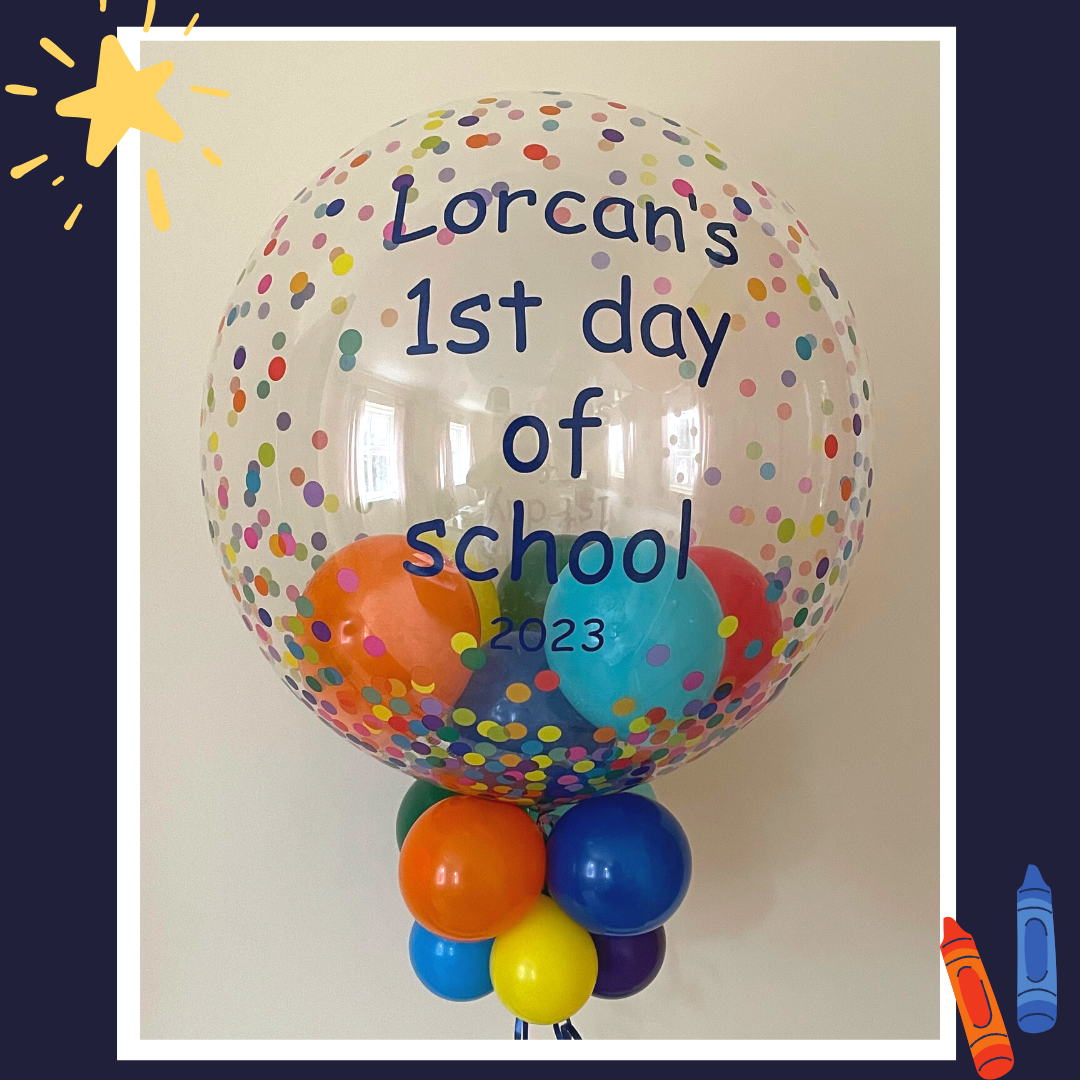 Back to School - Personalised Bubble Balloon