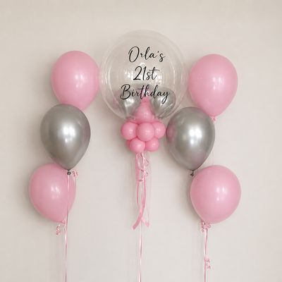 Personalised Bubble Balloon Set - Option 20
