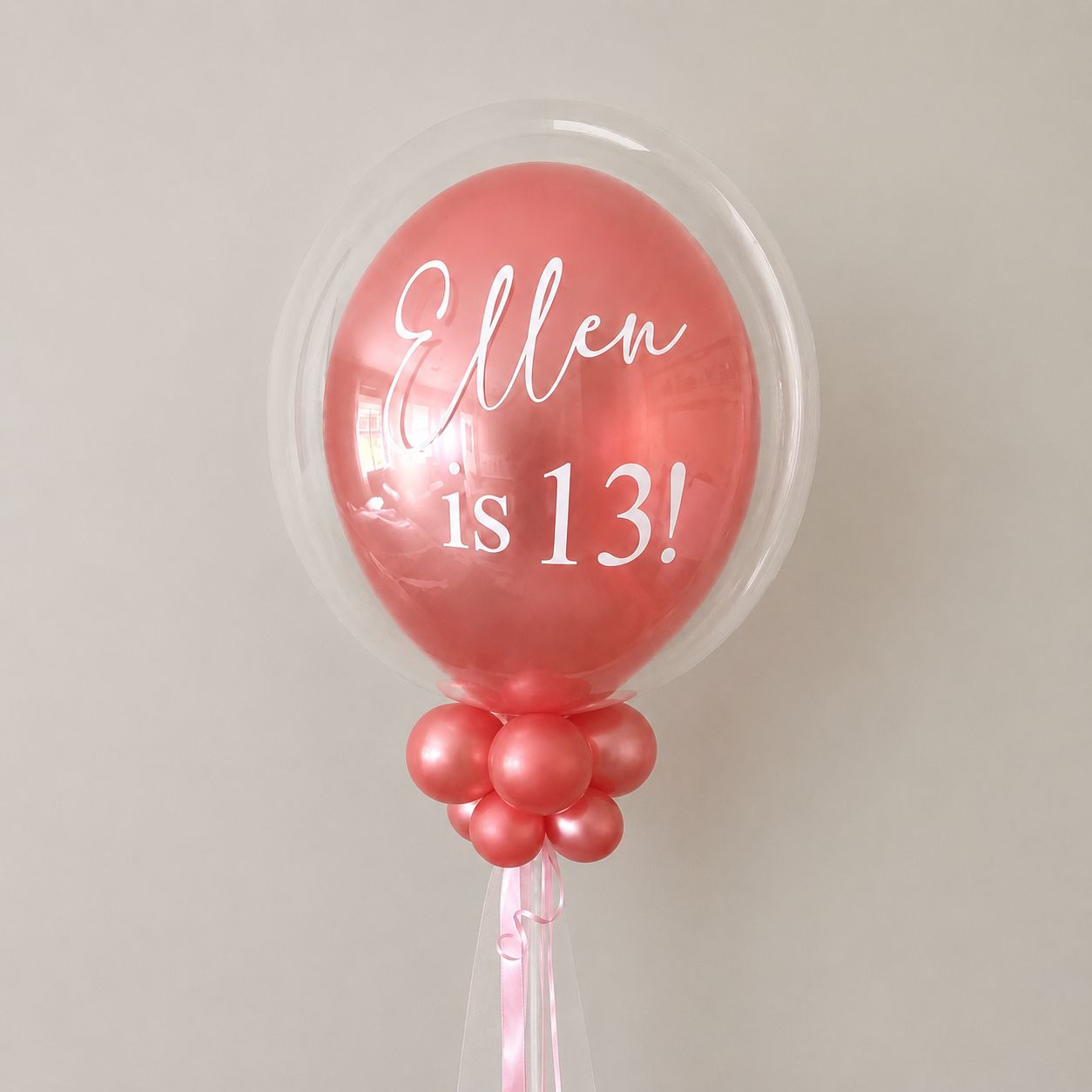 Personalised Bubble Balloon - Option 3