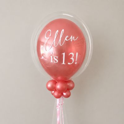 Personalised Bubble Balloon - Option 3