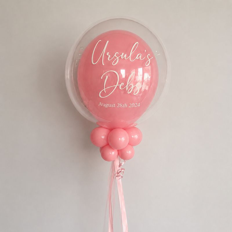 Personalised Bubble Balloon - Option 1