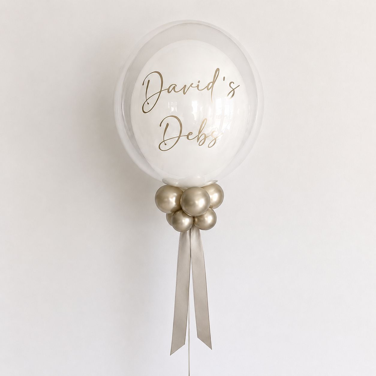 Personalised Bubble Balloon - Option 4