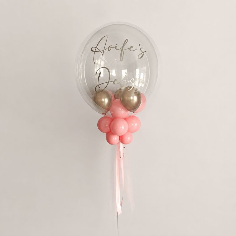 Personalised Bubble Balloon - Option 9