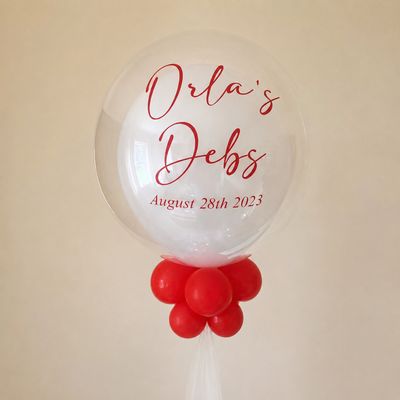 Personalised Bubble Balloon - Option 5